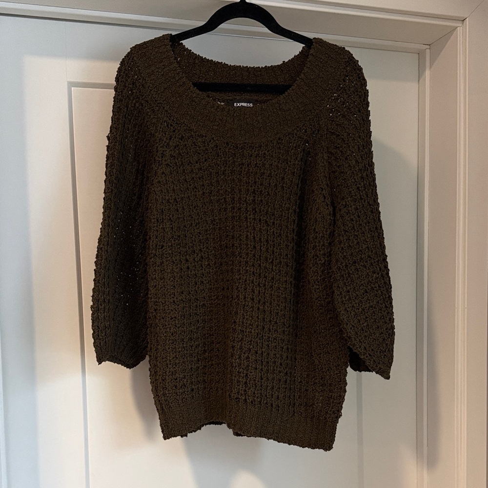 Express Open Knit Sweater